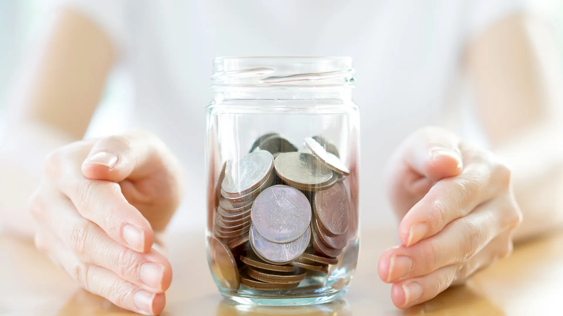 jar of coins